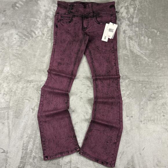 BDG Urban Outfitters Jeans Women’s Size 25 Purple Acid Wash Straight - Picture 2 of 8